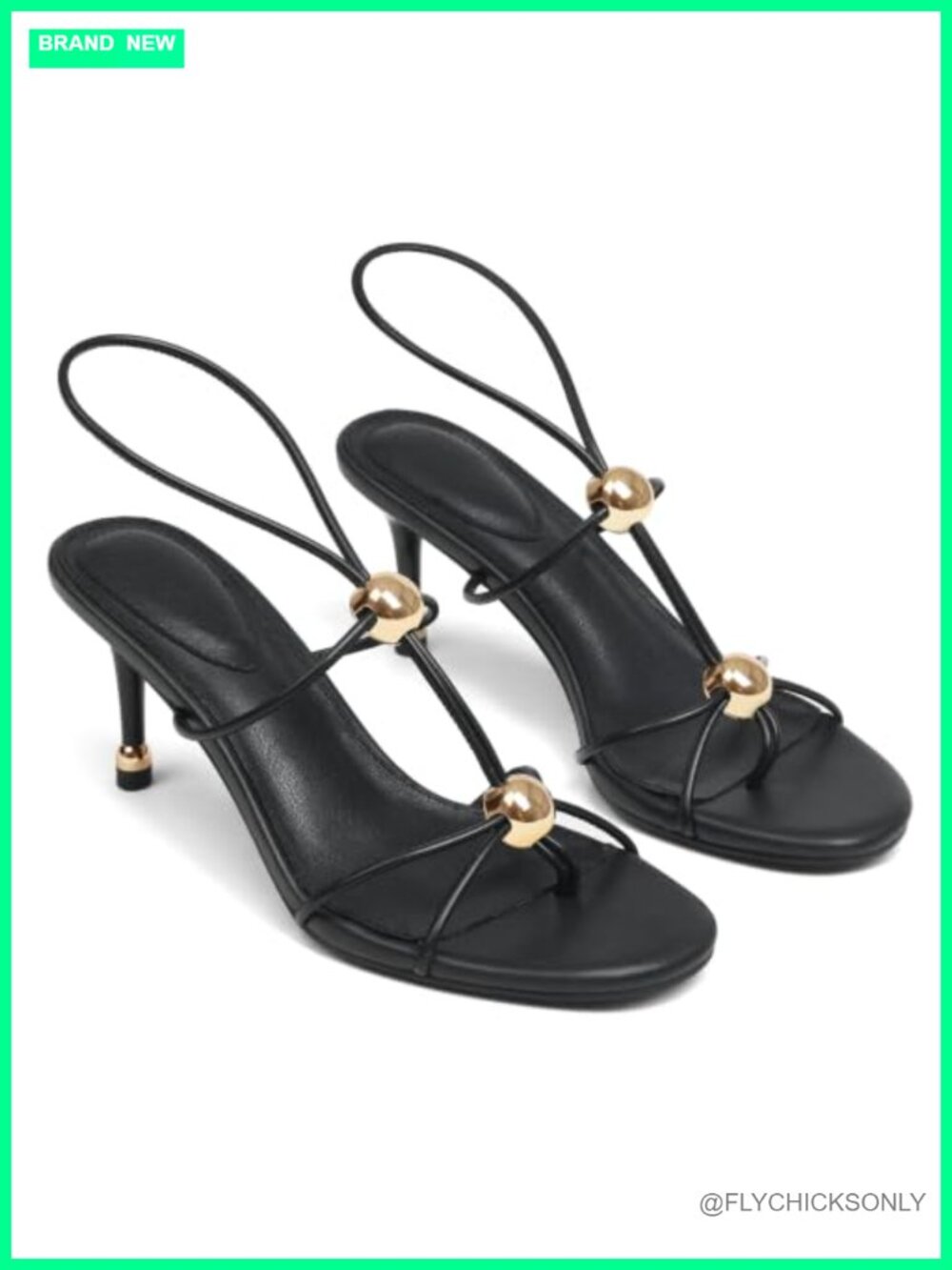 Womens Kitten Heel Strappy Sandals Flip Flops Summer Dress Shoes